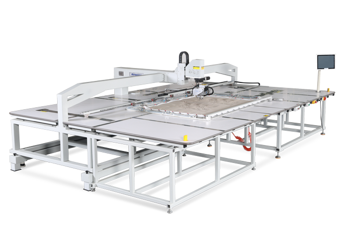 皮革類縫制，選富怡大幅面360°旋轉縫紉機