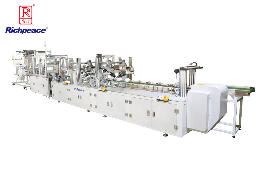 富怡全自動罩杯口罩生產線（釘頭帶）