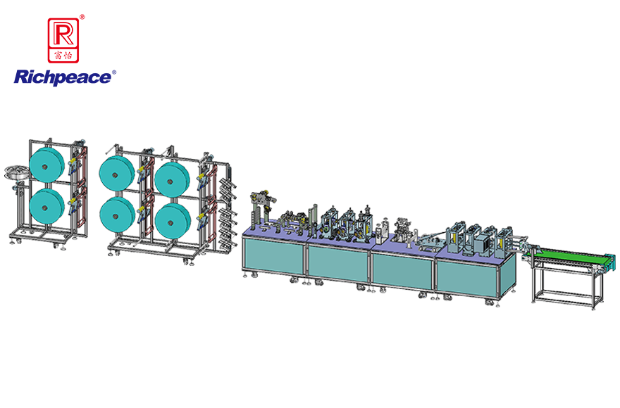 富怡全自動(dòng)鴨嘴型口罩生產(chǎn)線