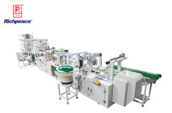 富怡全自動罩杯口罩生產線 （外鼻夾、呼吸閥、上帶卡、加海綿圈）