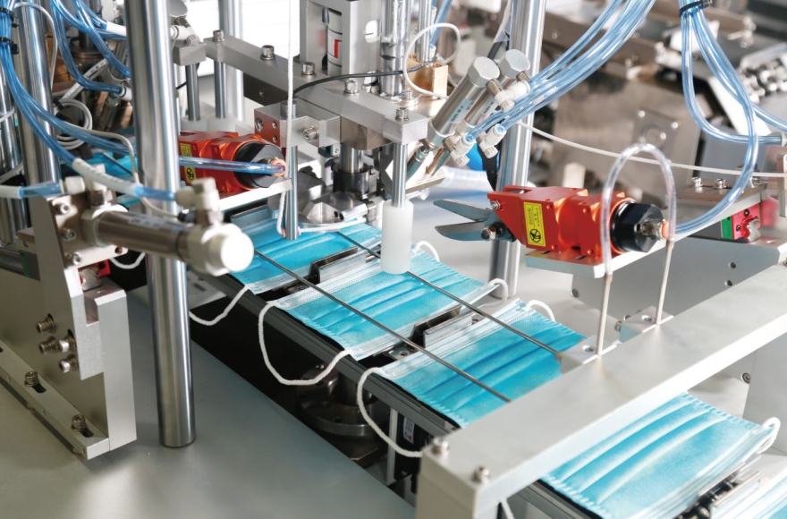 富怡平面口罩（兒童型）一拖二全自動生產(chǎn)線