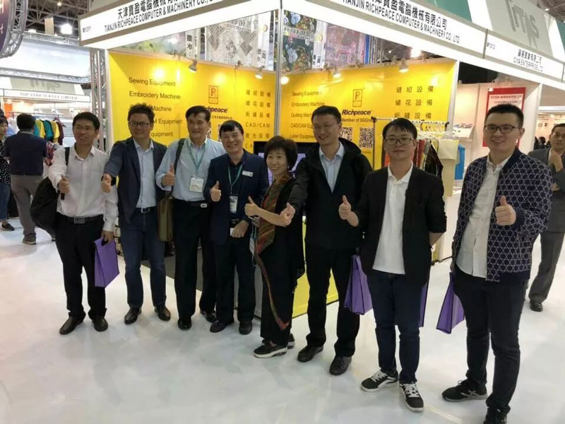 TITAS臺北紡織展，富怡展品備受青睞！